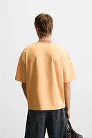 T-SHIRT IMPRIMÉ À TEXTURE