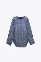 OVERSIZED POPLIN SHIRT