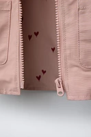 WATER REPELLENT HEARTS PARKA