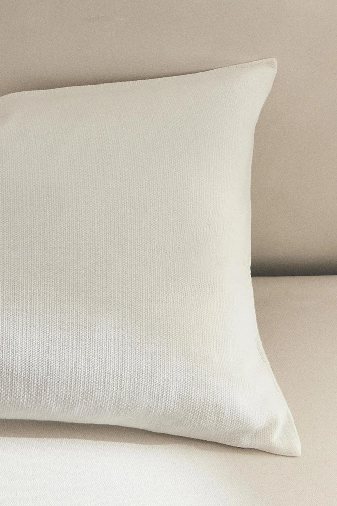 HOUSSE DE COUSSIN COTON TEXTURE