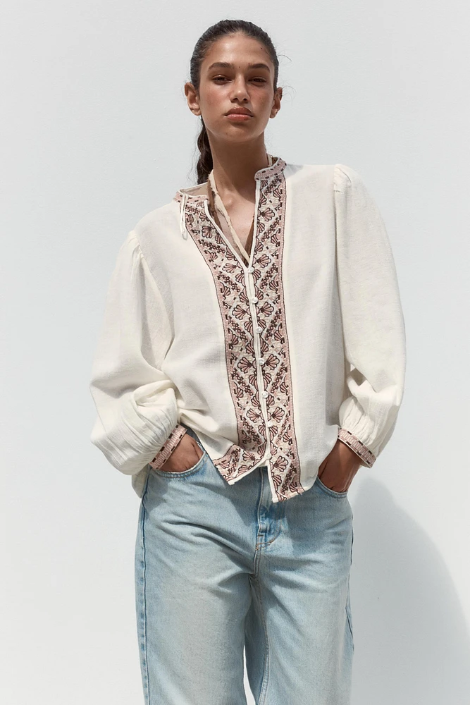 CHEMISE BRODÉE
