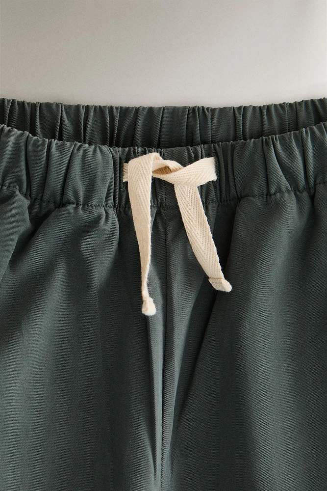 CHILDREN’S TWILL COTTON PANTS