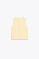 LINEN VEST