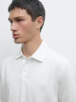 Polo manches courtes lin