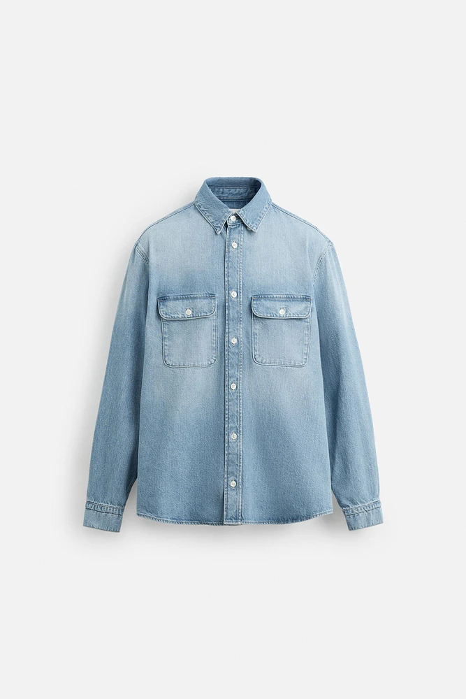 CHEMISE EN JEAN À POCHES