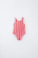 CASA LAWA © X ZARA KIDS STRIPED SWIMSUIT