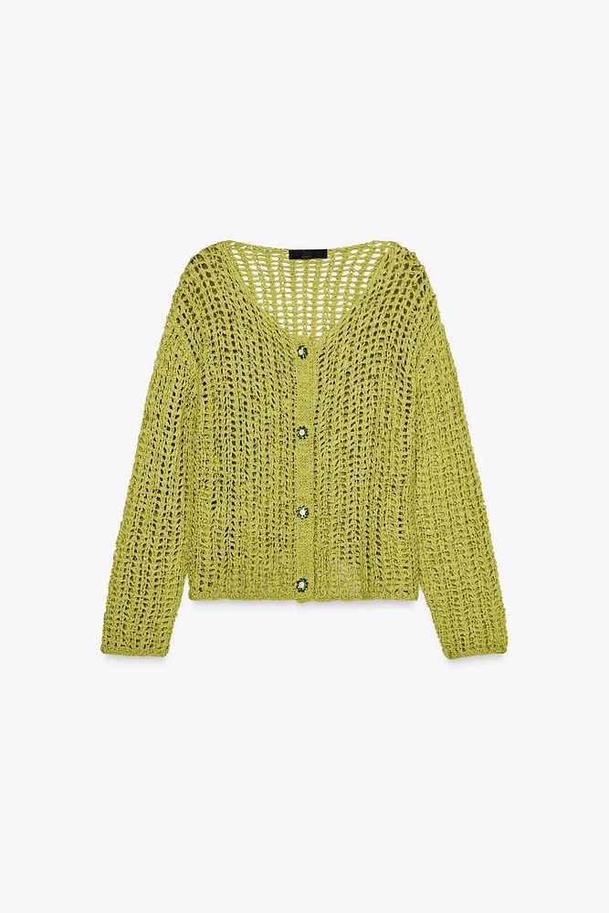 RIBBON KNIT JACKET