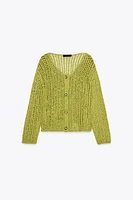 RIBBON KNIT JACKET
