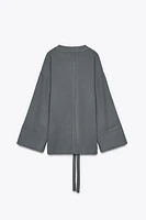 SIDE TIE KIMONO JACKET