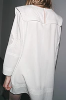 ZW COLLECTION EMBROIDERED SHORT DRESS