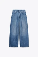 TRF PAPERBAG HIGH-WAISTED JEANS