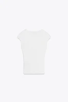 RIBBED T-SHIRT
