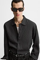 CHEMISE FLUIDE À RAYURES