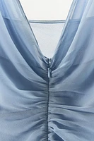 GEORGETTE DRAPED DRESS