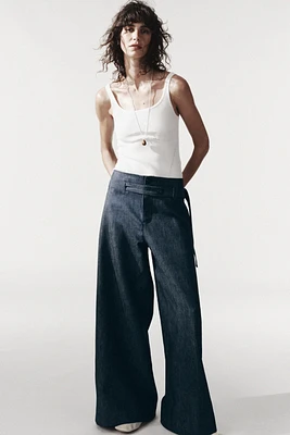 PANTALON À JAMBES LARGES ZW COLLECTION