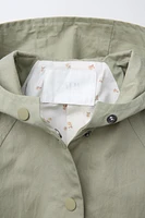 FLORAL LINED PARKA