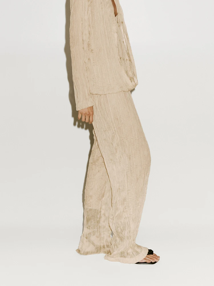 Pantalon fluide plissé - Limited Edition