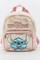 LILO & STITCH © DISNEY MINI FAUX FUR BACKPACK