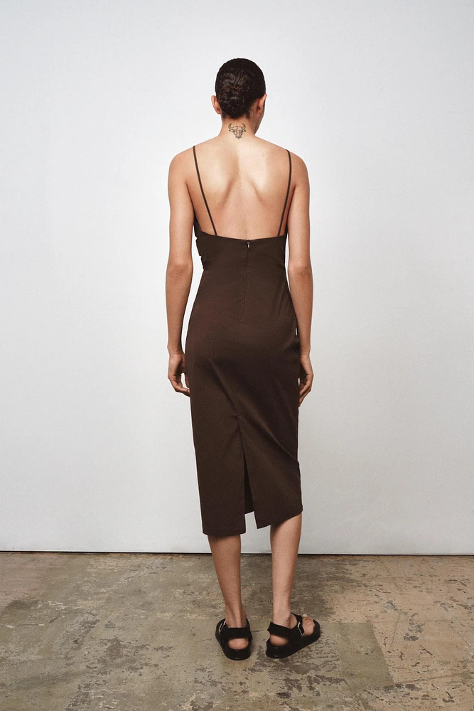 ROBE MI-LONGUE DRAPÉE ZW COLLECTION