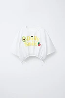 T-SHIRT À IMPRIMÉS EN CROCHET