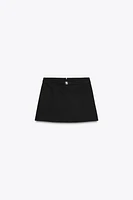 JUPE-PANTALON À CEINTURE