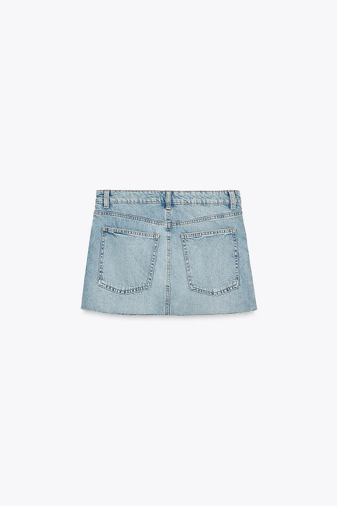 MINI JUPE EN JEAN TRF