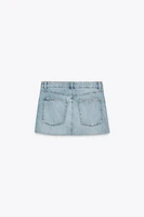 MINI JUPE EN JEAN TRF