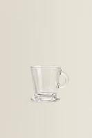 TRANSPARENT GLASS ESPRESSO CUP