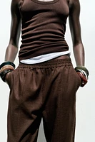 LINEN BALLOON PANTS