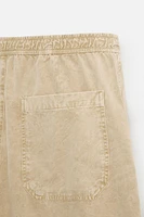 PANTALON RELAXED FIT DÉLAVÉ
