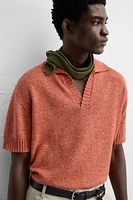 POLO EN MAILLE CONTRASTE