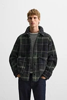 JACQUARD FLEECE OVERSHIRT