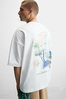 T-SHIRT IMPRIMÉ RELIEF