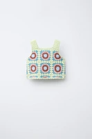 CROCHET KNIT TOP