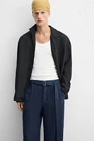 PANTALON 100 % LIN CEINTURE
