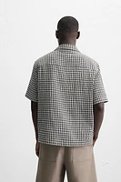 CHEMISE RELAXED FIT À CARREAUX