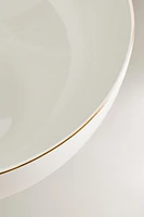 SALADIER PORCELAINE BORDURE