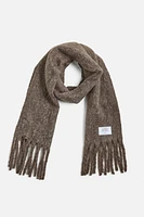 BRUSHED TEXTURED SCARF