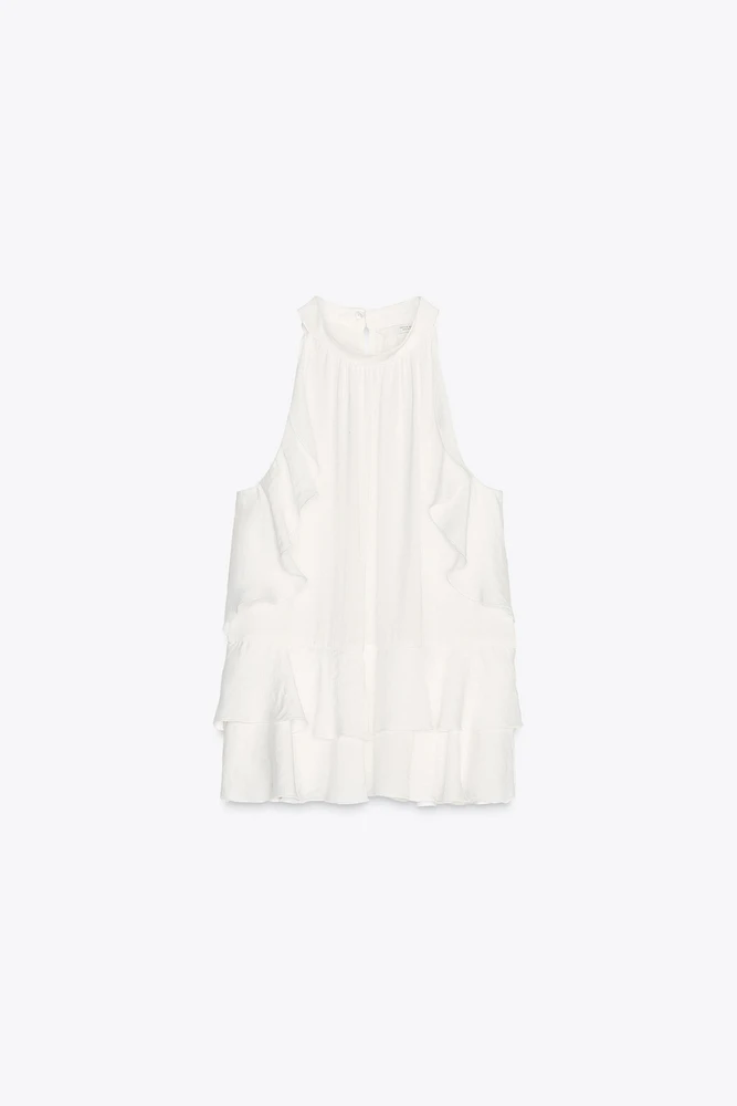 TOP HALTER VOLANTS