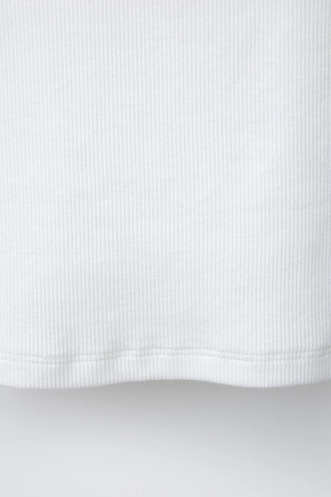 T-SHIRT CÔTELÉ BIJOUX