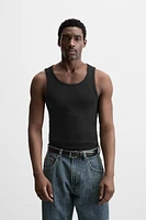 BASIC RIBBED TANK TOP