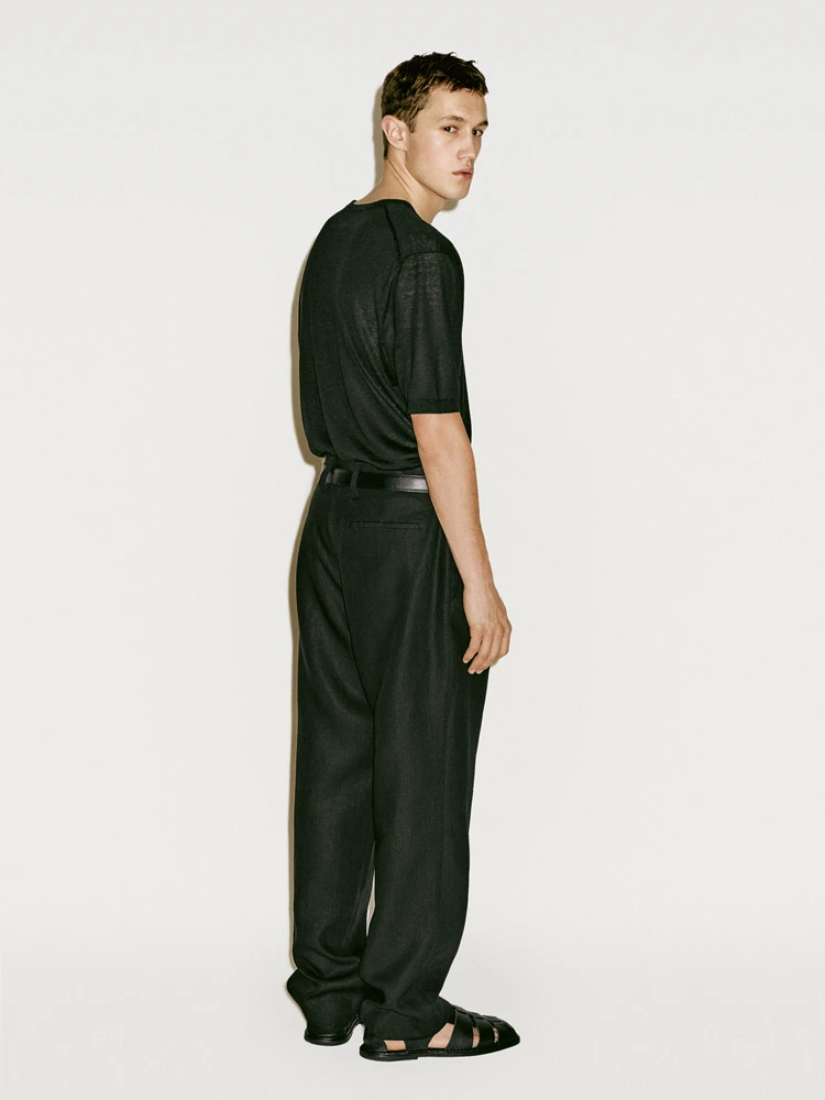 Silk blend knit T-shirt - Limited Edition