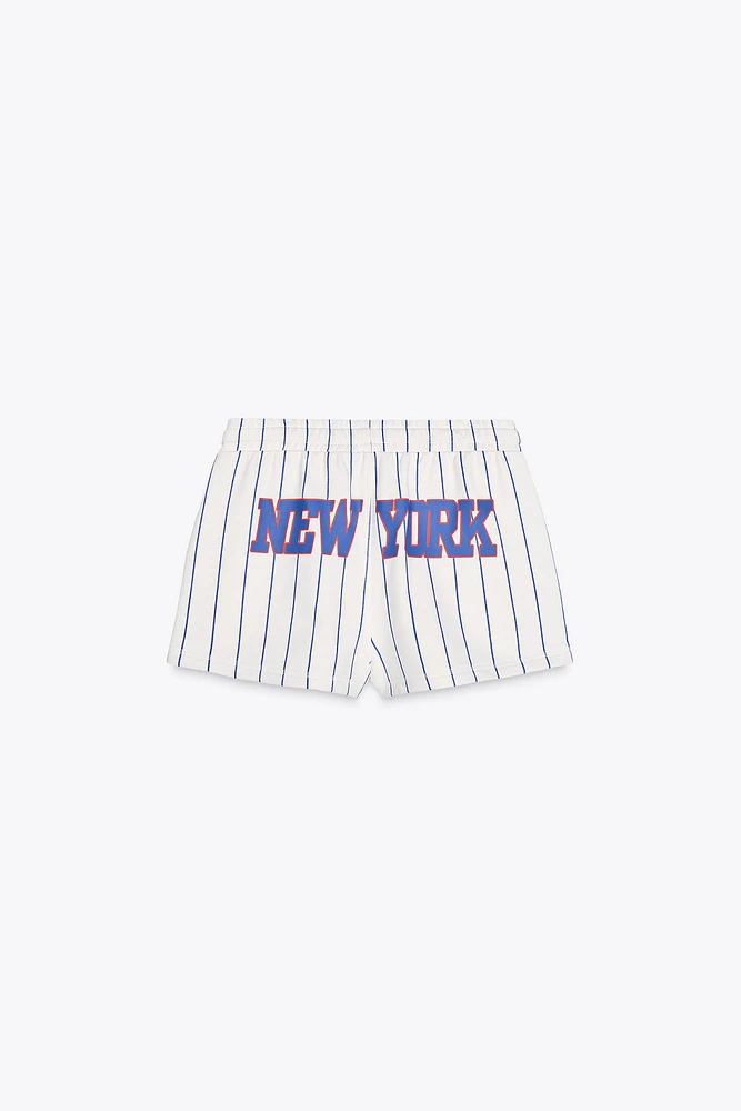 NEW YORK STRIPED SHORTS