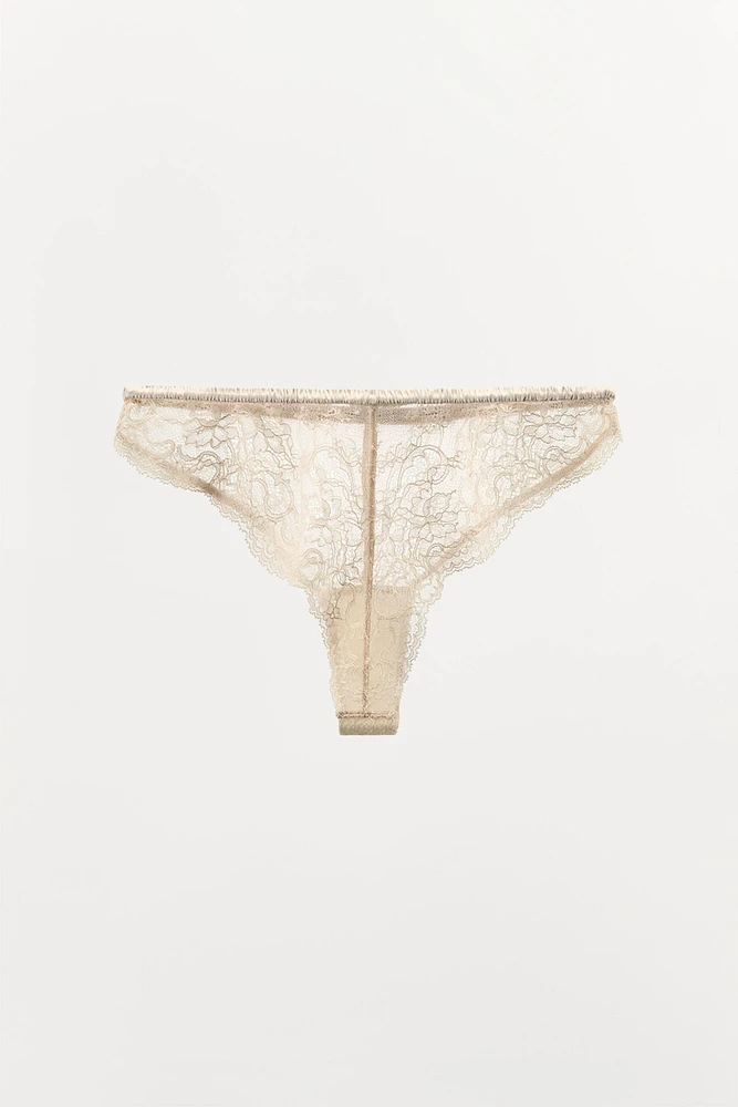 COMBINATION LACE PANTIES