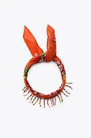 FOULARD BRODÉ FANTAISIE