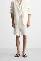 BOUCLÉ TEXTURED SHORTS