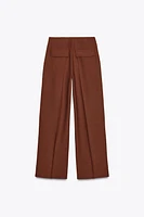 PANTALON LARGE À PINCES
