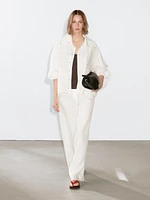 Veste bomber fluide effet volume