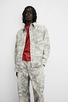 ABSTRACT PRINT OVERSHIRT