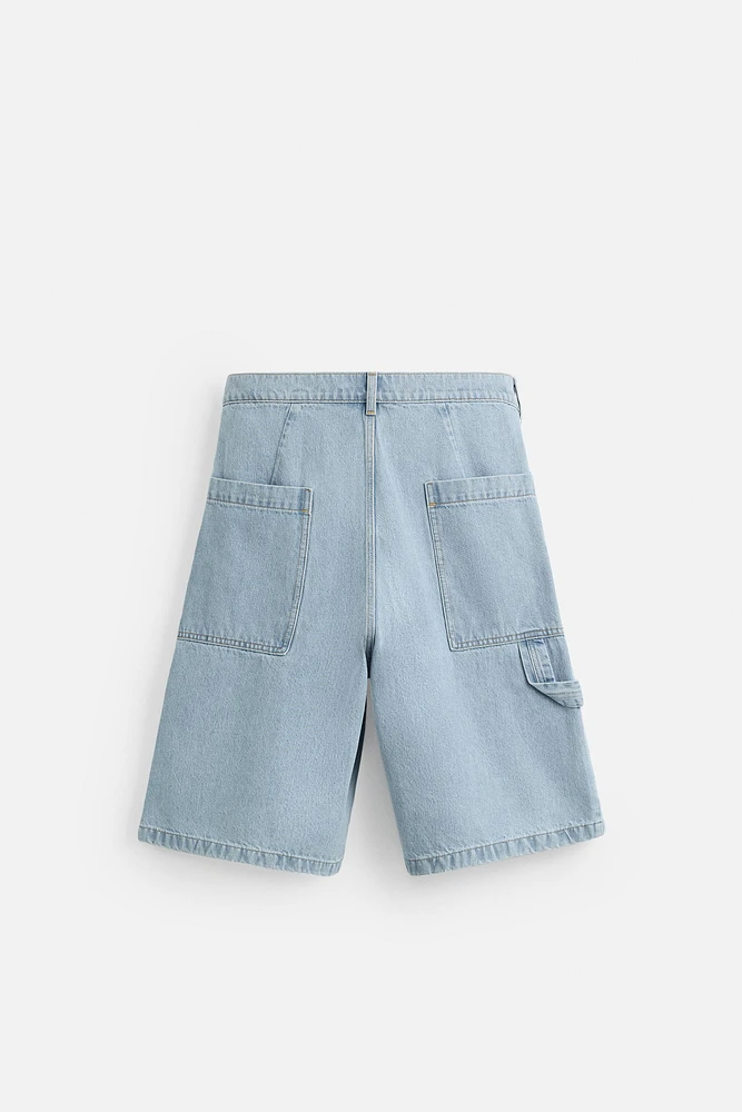 BERMUDA EN DENIM OVERSIZE